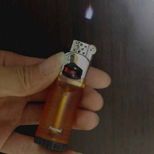 Creative Floating Fire Flint Lighter Torch Grinding Wheel Free Fire Butane Gas Lighter Inflatable Cigar Cigarette Fidget Lighter