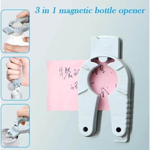 Multi Opener Открывашка Для Пива Easy Grip Can Opener Easy Opener Bottle Opener Kitchen Tool For Weak Hands Xh8z