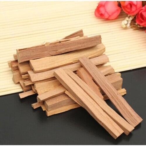 1 Bag 50g Natural Sandalwood Chips Small Logs of Sticks Irregular For Decor Sticks 7CM Resin Incense Incense Wood G5M5