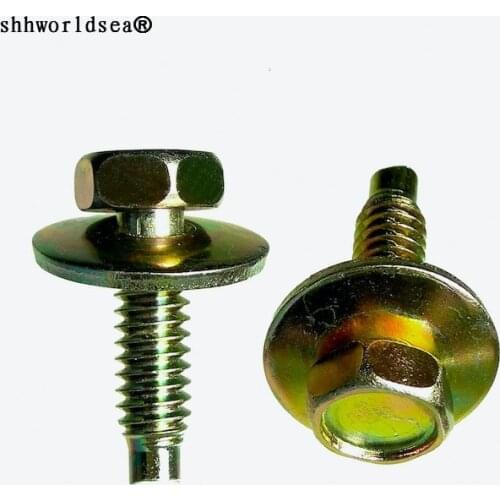 Shhworldsea auto metal clips Body hex head bolt for ford 57030S36