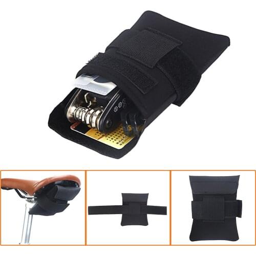 Bicycle Saddle Bag Toolkit Seat Cushion Pouch Portable Waterproof Folding Cycling Tail Rear Pannier Cycling Elements Tail Rear