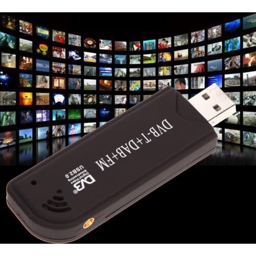 USB 2.0 Digital DVB-T SDR+DAB+FM TV Tuner Receiver Stick RTL2832U+ FC0012 Home audio and video equipment