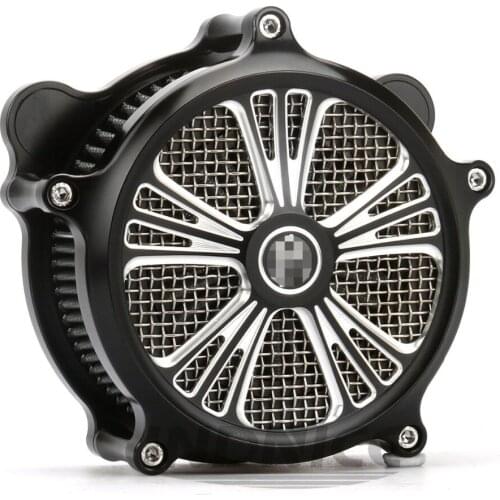 Contrast Cut Domino Air Cleaner For harley dyna fatbob air filter softail breakout air intake For harley touring 2000-2007