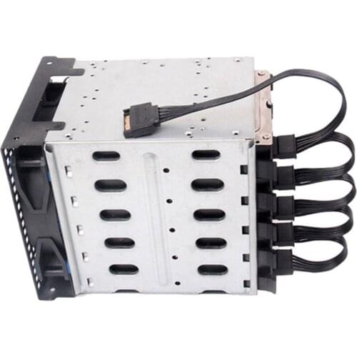 High Quality Practical 15Pin SATA Power Cord Extension Cable One to Five Splitter HDD Power Adapter Cable