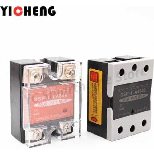 High quality DC control DC Voltage relay Single-phase solid state relay Transparent shell SSR-DD relay control voltage radiator