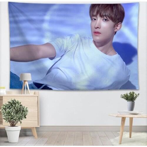 High Quality Lee Seok Min Tapestry Wall Hanging Tapestries Cloth Fabric Print For Living Room Decorative Wall Blanket 0512