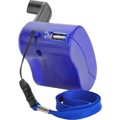 USB Hand Crank Phone Charger Manual Outdoor Hiking Camping Emergency Generator Camping Travel Charger Outdoor Survival Tools