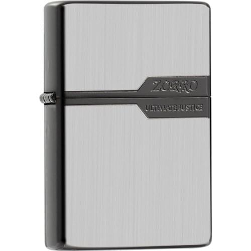 ZORRO Windproof Kerosene Lighter Retro Pure Copper Gift Boyfriend Cigarettes Accessories Smoking Gadgets