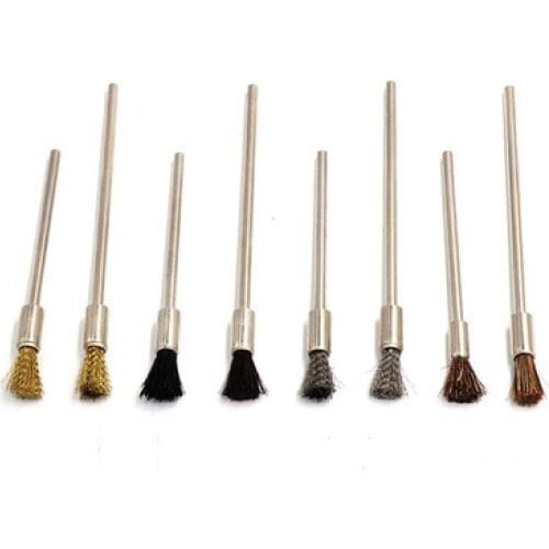 1Pcs Shank 75mm / 100mm Steel Wire Rotary Brushes Tool Polishing Brush Polish Electric Metal Grinder Tool