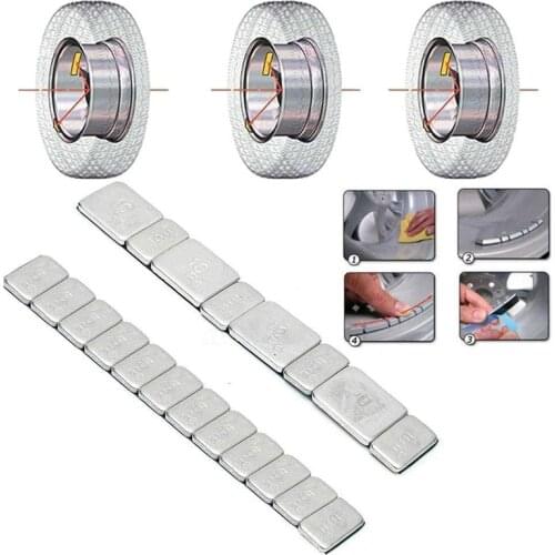 1Pc Universal Auto Accessories Car Truck Adhesive Wheel Tire Balance Weights Wheel Tyre Balancing Bar Sticker 60g