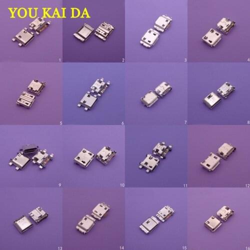 16model 32pcs 7pin micro usb connector socket charging port for samsung i9300 i8262 i9000 S8300 i9070 I9082 N7100 I8262d etc