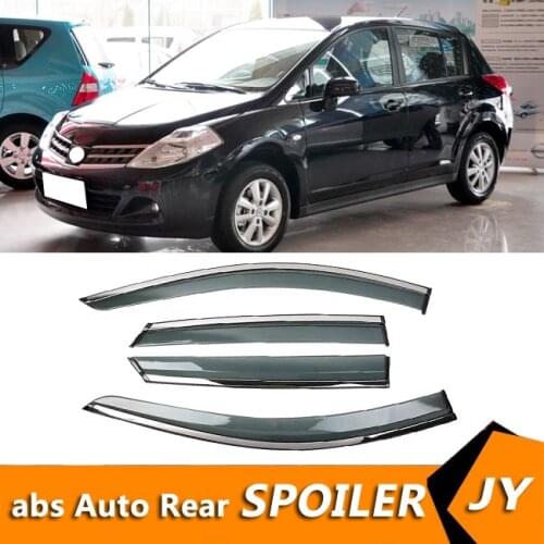 For Nissan Tiida L 2005-2010 Window Visor Vent Shades Sun Rain Deflector Guard For Nissan Tiida L Auto Accessories 4PCS/SET