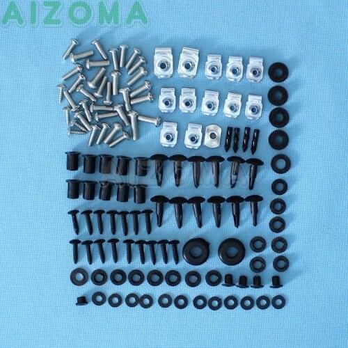 109 pcs Complete Full Bodywork Fairing Bolt Screw Nuts Fastener Install Kit For Suzuki GSXR 600 750 GSX-R600 GSX-R750 2006-2007