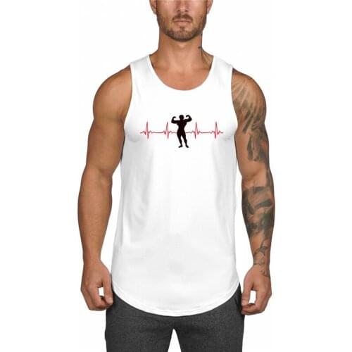 New Gym Workout Clothing Summer Casual Sports Mesh Tank Top Men Fashion Bodybuilding Singlets Sleeveless Fitness Quick Dry Vest