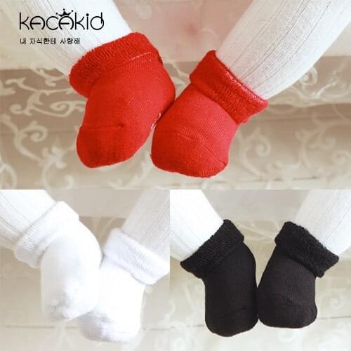 KACAKID Winter Baby Socks Boys Girls Warm Terry Looped Baby Socks Cotton Comfort Children Kids Infant Baby Boy Girl Socks Ka1078