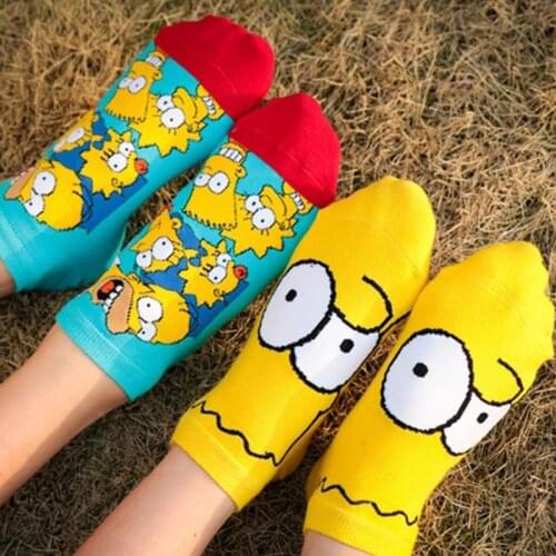 2021 new Novelty funny cartoon funny pattern happy female socks happy Harajuku hip hop combed cotton women socks