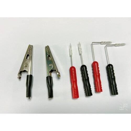 New!6Pcs Multimeter Replacement Needle Universal Test Line Superfine Needle Needle Extension Needle Alligator Clip Repair