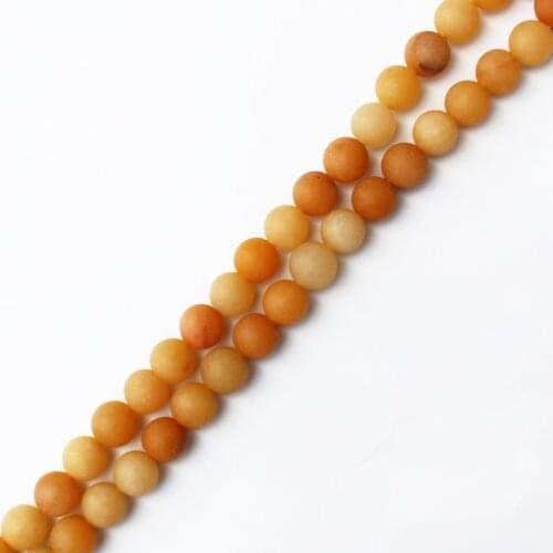 Wholesales 4-12mm Yellow Jades Round Loose Beads15"/38cm,Min. Order is $10,we provide mixed wholesale for all items