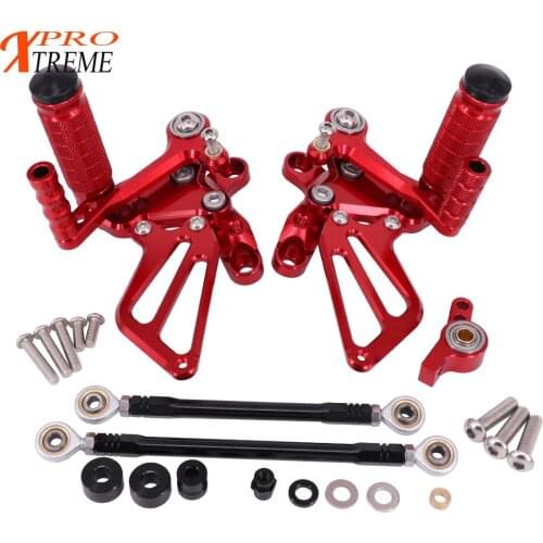 Motorcycle Elevated Footpegs Footrests Foot Peg Foot Rests For Ducati 1198/1198 S/1198 R 1098 S/1098 R 848 2009 2010 2011-2013