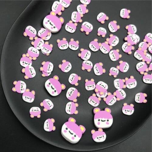 50g Girl Polymer Clay Slices Sprinkles for Kids Diy,Craft/Nail Art/Scrapbook Decoration,Filler Polymer Clay Embellishments