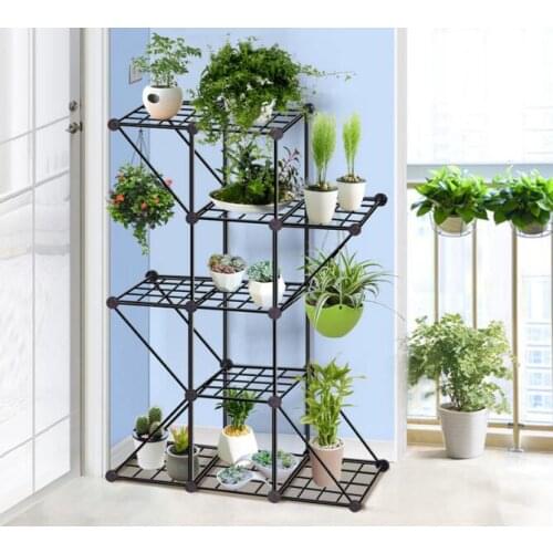 Romantic shelf waterproof and economical beautiful dual-use flower garden high wear double-layer flower frame Nordic atmosphere