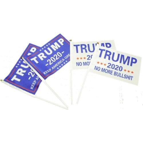 Hand Held Trump Flag President Donald Trump Flag 2020 Grommets for President 2020 Hand Held Flags LX1773