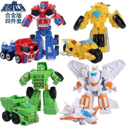 Transformers Rubber Movable Doll Rescue Robot Optimus Prime Heat Wave Deformation Toy