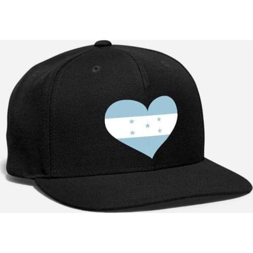 Honduras Flag Patch Embroidery Love TEGUCIGALPA Nunaat Emblem Shield coat of arms Latin America Unisex Adjustable Snapback Cap