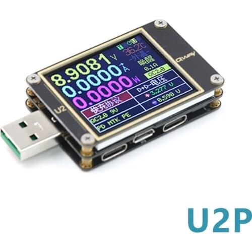 WITRN-U2p current and voltage meter USB tester QC4+ PD3.02.0PPS multiple fast charging protocol detection
