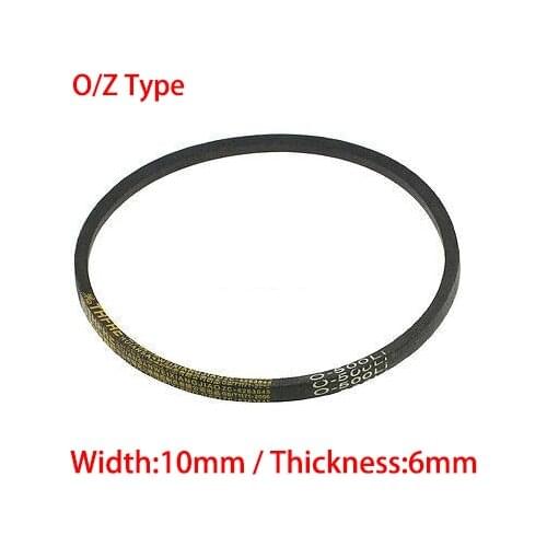 Z/O Type 600 610 630 10mm Width 6mm Thickness Rubber Groove Cogged Machine Drive Transmission Band Wedge Rope Vee V Timing Belt