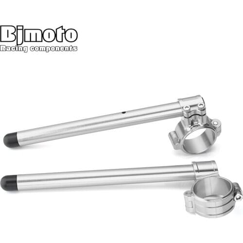 Bjmoto CNC Motorcycle Handlebar Clip on Fork handlebar 7/8" 22mm Motorcycle Handbar Clip Ons 37mm Fork handle bar Fork Tube