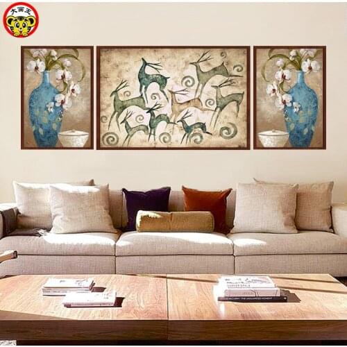Painting by numbers art paint by number Diy vases sheep background wall painted hand-painted decorative painting oil paintings
