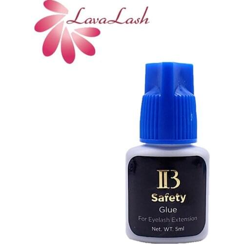 1Bottle IB Ibeauty Satety Glue Black No Stimulation For Eyelash Extension Glue Blue Cap 5ml Original Korea Long Lasting Adhesive