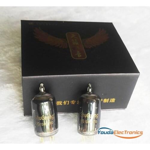 1 matched pair Shuguang 12AU7-TG Vacuum Tubes 12AU7 ECC82