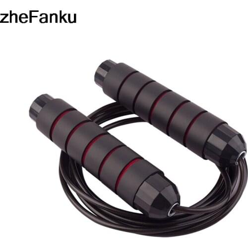 1Pc Skipping Rope Speed Weighted Jump Rope Workout Training Gear Adjustable Steel Wire Home Gym Fitness Boxing Equipment