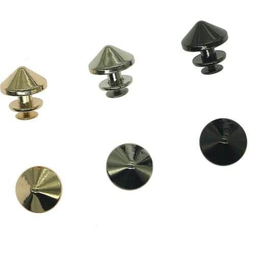 16 mm large tapered leather bag decorative rivet lady handbags mushroom rivet luggage hardware accessories bags shoes rivets