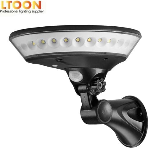 360 degree lighting outdoor solar light PIR motion sensor solar garden light energy saving street lamp wall lamp Three modes