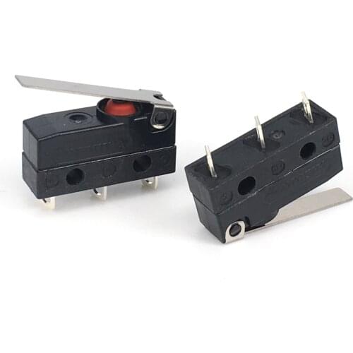 5Pcs DC2C-A1LC Waterproof Subminiature Limit Switch 3Pin SPDT 10A 250V