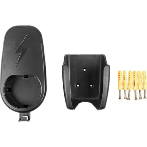 Car Charging Cable Organizer Wall Mount Charger Connector Bracket Holder Adapter for Tesla Model 3 X S Y, EU Plug