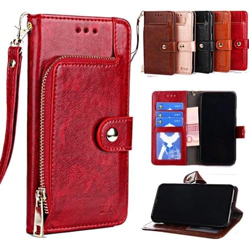 Wallet Leather Cover For ZTE Blade A3 A5 A7 2019 2020 20 Smart L8 V8 Lite V7 V9 V10 Vita A2020 Axon 11 10 10S Pro 5G 7 mini Case