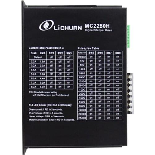 2phase NEMA42 hybrid stepper motor driver DSP AC220V 5.9A MC2280H