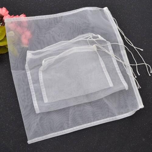 Food Filter Bag Practical Reusable Milk Juice Wine Soy Milk Filter Cloth Mesh Kitchen Utensils Tools Household Gadgets4 Sizes
