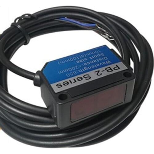 Background photoelectric switch laser small spot sensor 24V has stable induction and is less affected by reflective intensity