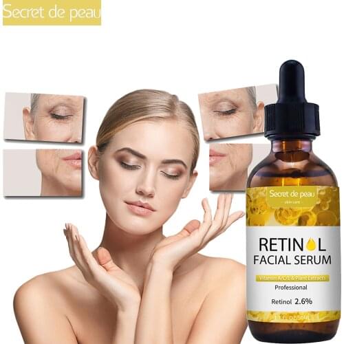 Secret De Peau Retinol Firming Face Cream Lifting Neck Anti-Aging Removing Wrinkles Fade Color Spots Moisturizer Face Skin Care