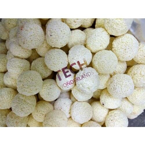 New 2018 2-2.5CM Yellow Color Ceramic Bio Porous Filter Media Biological Ball Material For Aquarium Fish Tank