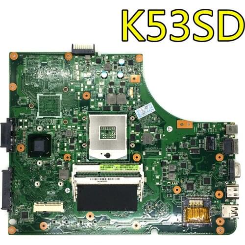 K53SD Motherboard Rev: 2.3 For Asus A53E A53S K53E K53S K53SD motherboard K53E mainboard K53E laptop motherboard test 100% ok