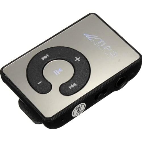 Mini Music MP3 Player with USB Cable with Headphones Black