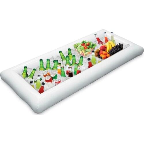 Pool Float Inflatable Serving Bar Place Buffet Drinks Tray Table Party