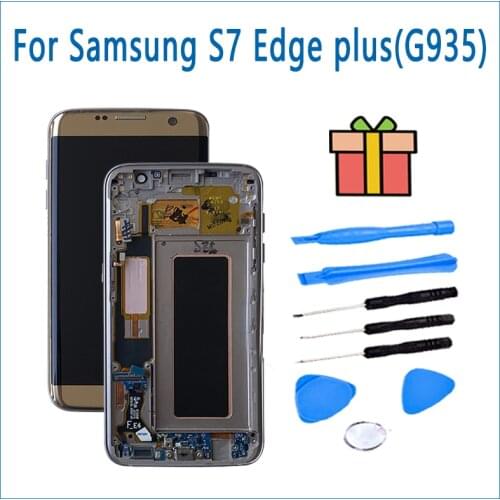 Wholesale Original New Mobile Phone LCD With Touch Screen For Samsung G935 For Samsung S7 edge LCD Display