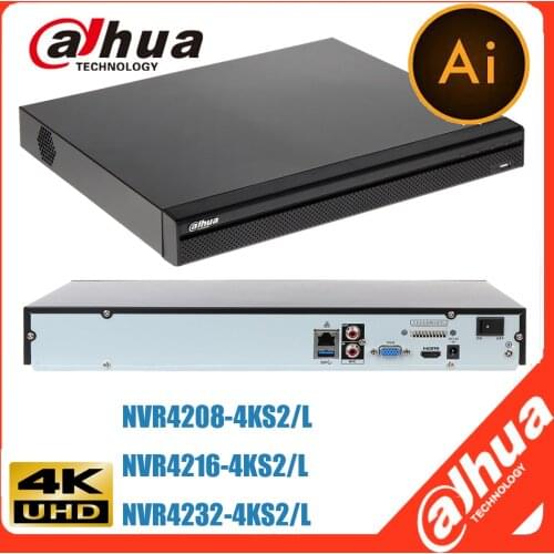 Dahua DHI-NVR4208-4KS2 NVR4216-4KS2 NVR4232-4KS2Smart H.265+/H.265/Smart H.264+/H.264 Max 200Mbps Incoming Bandwidth